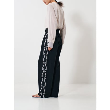 【YENN】COTTON TULLE WIDE PO　納期：2026年2月上旬～3月上旬