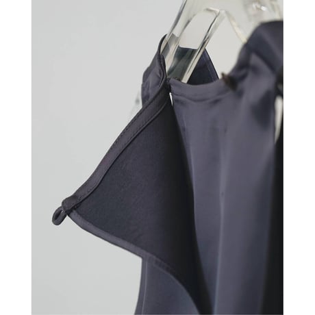 【TODAYFUL】Asymmetry Satin Dress　※納期6月中旬～7月中旬