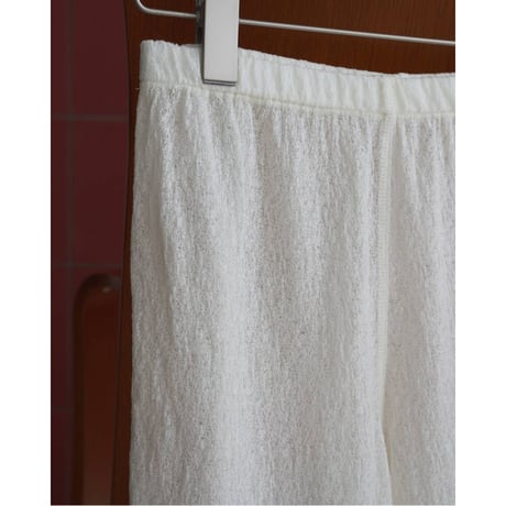 【anuke】Cutlace Biker Pants　※納期4月中旬～5月中旬