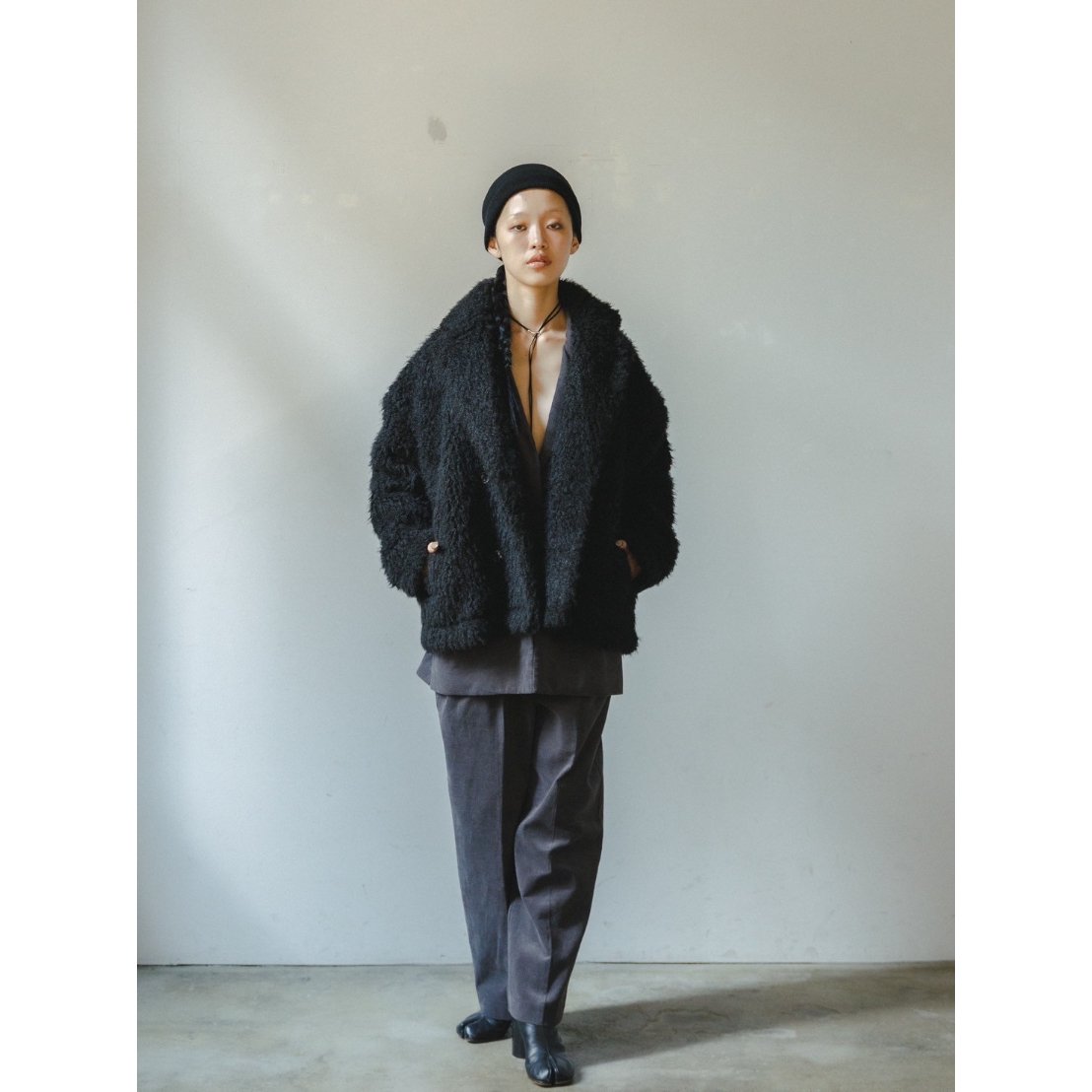 AGAWD】シャギーショートコート | selectshop kusukusu