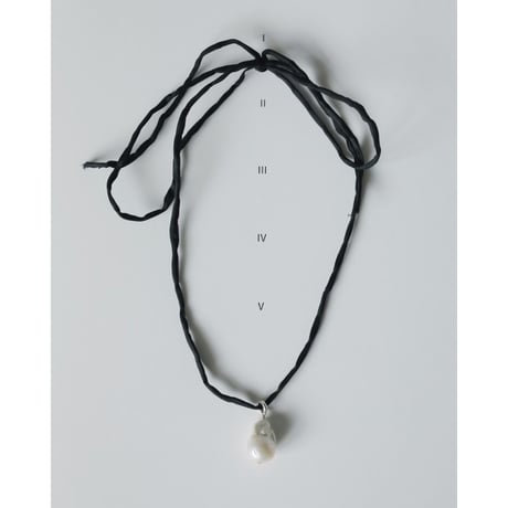 【anuke】Silkcord x Pearl Necklace