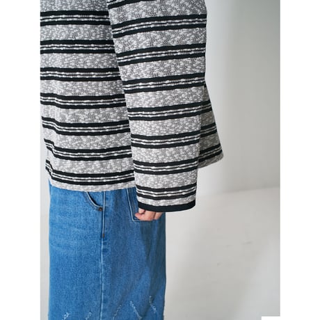 【YENN】 STP LONG TEE BLOUSE　納期：2026年2月上旬～3月上旬