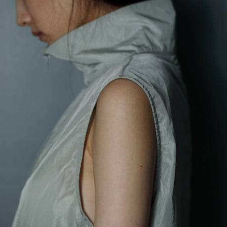 【anuke】Nylon Sleeveless Blouson　※納期3月下旬〜4月下旬