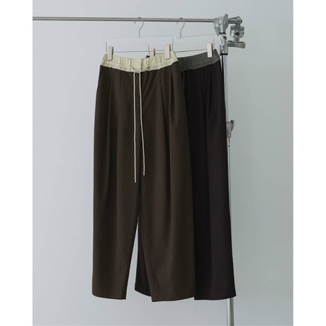 【ànuke】Bicolor Stripe Pants