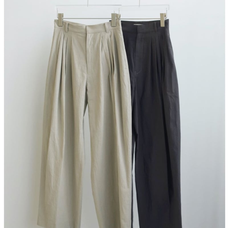 anuke】Check Tuck Pants | selectshop kusukusu