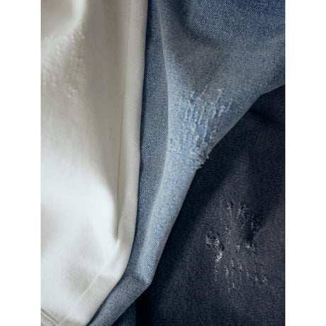 【YENN】HIGH RISE TUCK WIDE DENIM PT　※予約