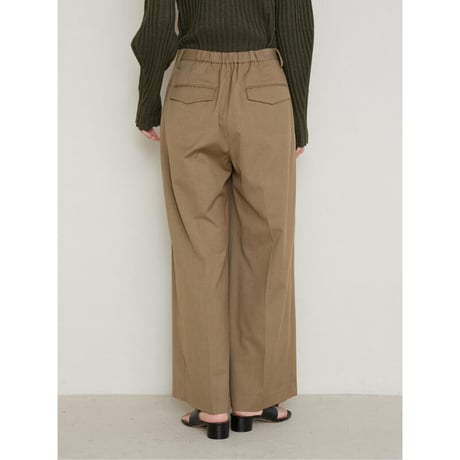 【YENN】WOOL BLEND TWO TUCK PT