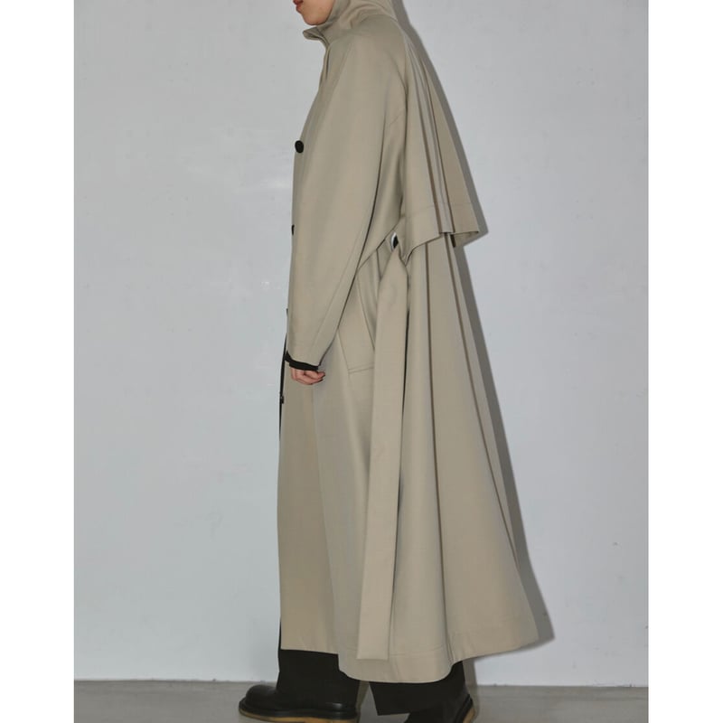 Standcollar Trench Coat | selectshop kusukusu