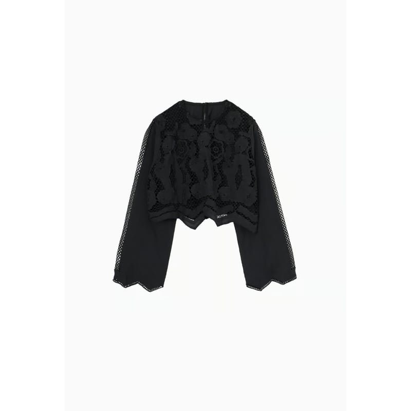 トップス Hella EMBROIDERY LACE BLOUSE Hella EMBROIDERY LACE BLOUSE