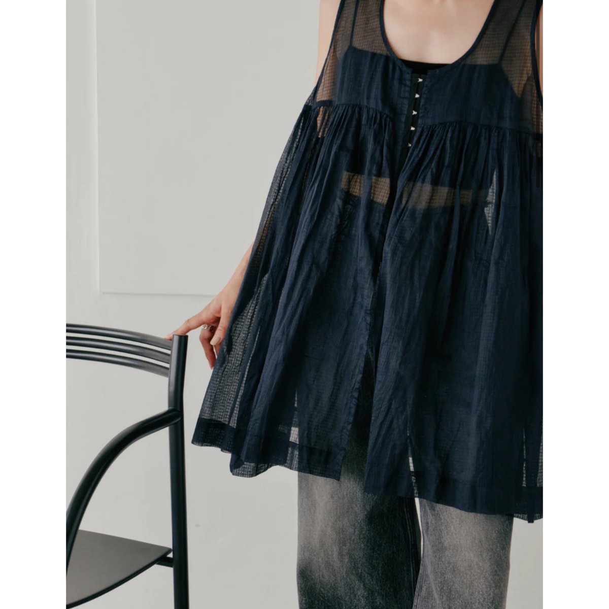 Hella】sheer volume tops | selectshop kusukusu