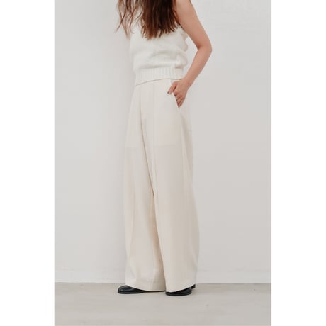【Hella】pintuck wide pants　※納期3月中旬〜4月中旬