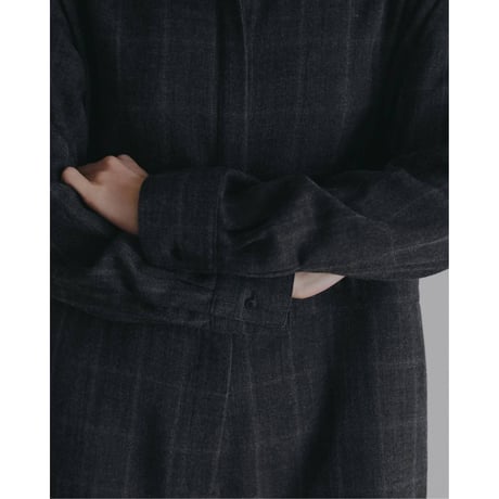 【anuke】Check Shirts Combinaison　※納期9月中旬～10月中旬