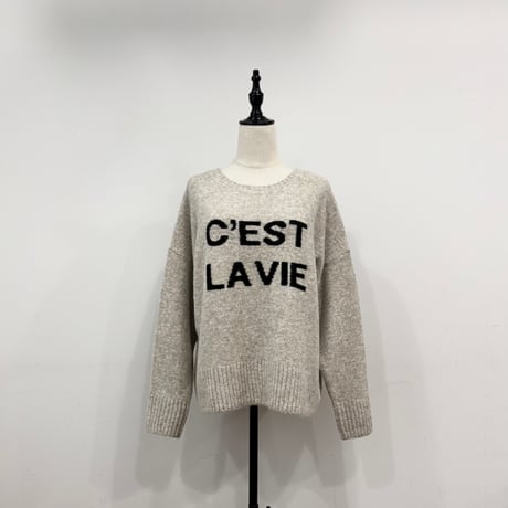 【siro de labonte】zipup 2way pullover　納期：11月中旬～12月中旬
