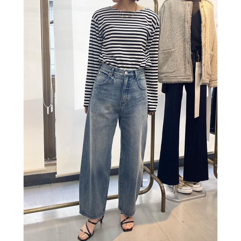 cafune】soft cocoon denim pants 35625 | selects