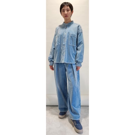 【Boutique Ordinary】Velveteen Denim Shirt