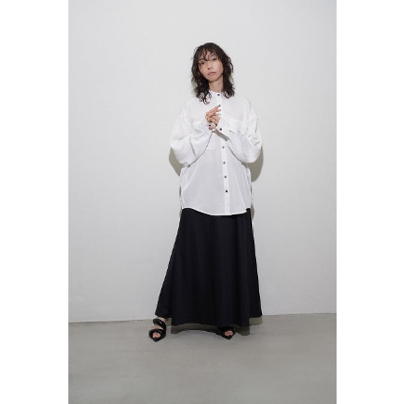 CYAN TOKYO】アームドレープグロッシーオーバーシャツ | selectshop ku