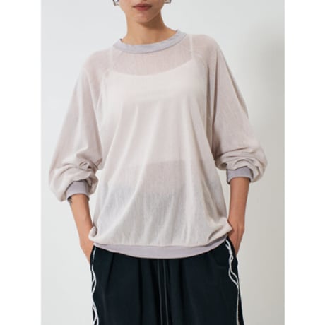 【YENN】COTTON TULLE WIDE PO　納期：2026年2月上旬～3月上旬