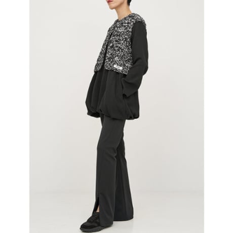 【YENN】MIX HAND KNIT VEST