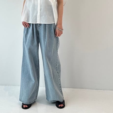【ante aciem】2タックデニムパンツ