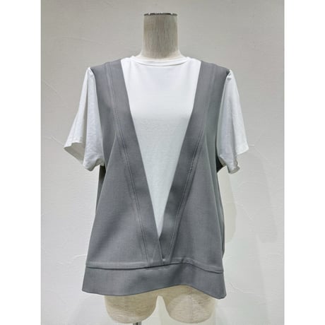 【CYAN tokyo】レイヤーライクコンビTOPS