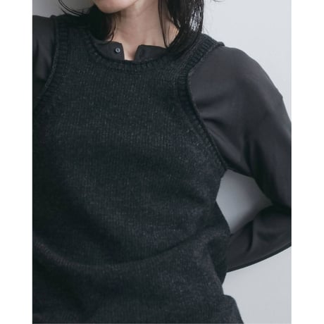 【anuke】Knit Long Tanktop