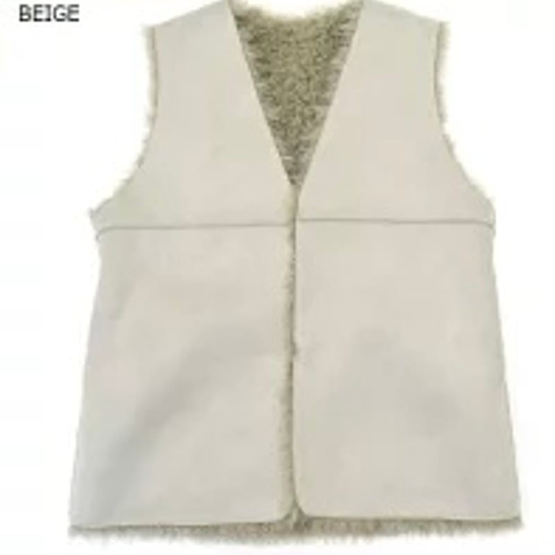 MICA＆DEAL】2wayVネックフェイクファーベスト | selectshop kusu