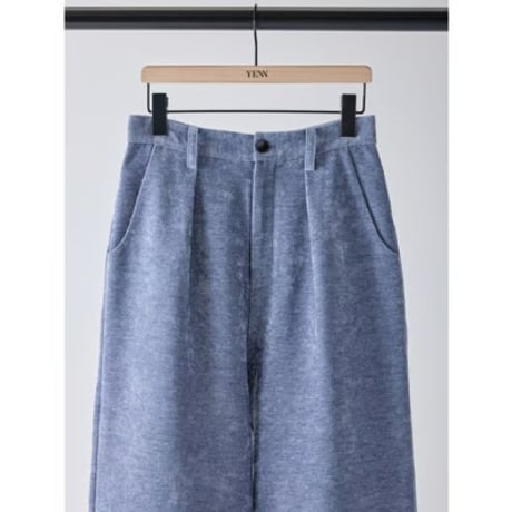 【YENN】MOLE TWILL TUCK WIDE