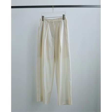 【anuke】Sheer Tuck Pants　※4月中旬～5月中旬