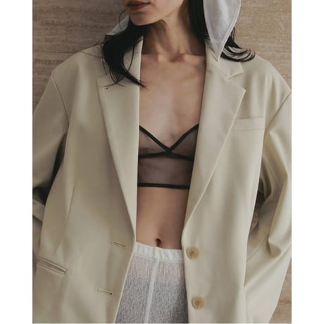 【anuke】Bicolor Tulle Bratop　※納期3月下旬～4月下旬