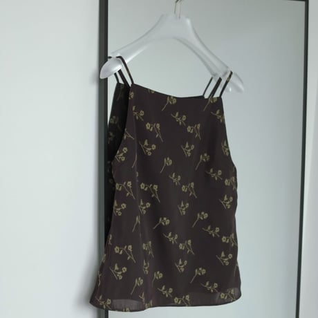 【anuke】Flower Jacquard Tops　※納期5月中旬〜6月中旬
