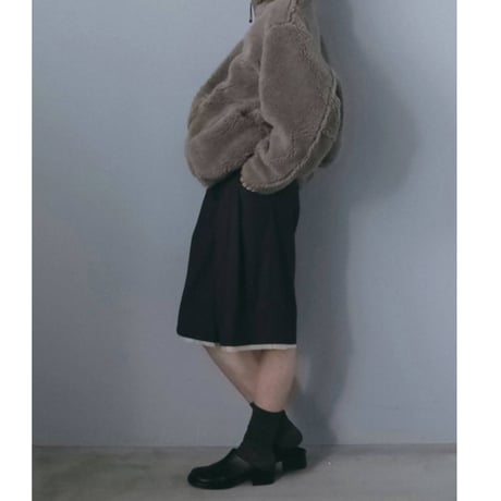 【anuke】Boa Zip Blouson