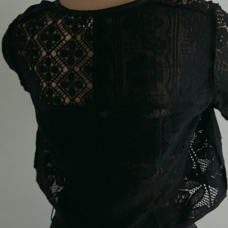 【anuke】Patchwork Lace Cardigan   ＊