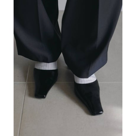 【anuke】Squaretoe Enamel Pumps　※納期7月上旬～8月上旬