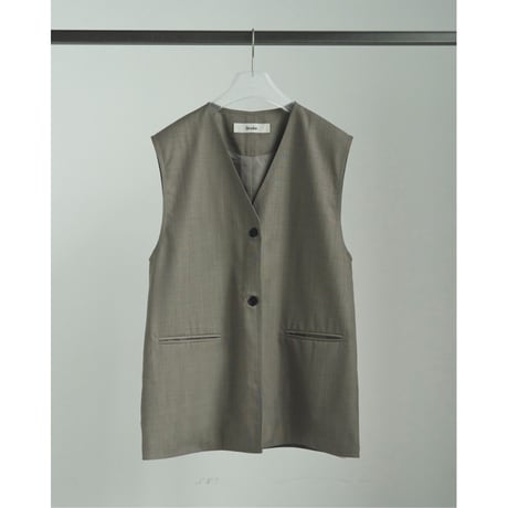 【anuke】Vneck Stitch Vest