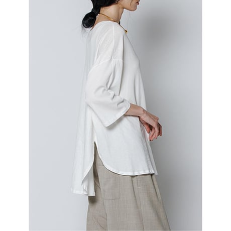 【YENN】TWIST HEM TEE