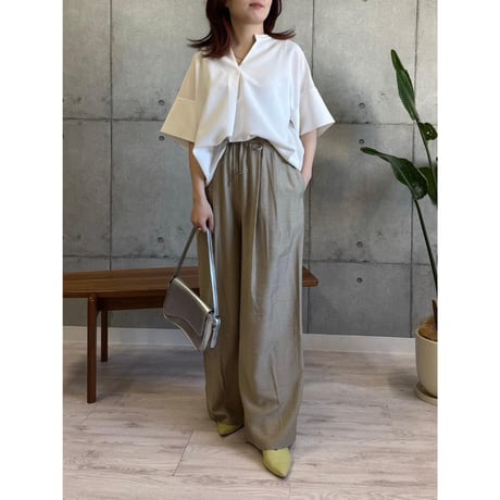 【ROSIEE】大人涼し気ワイドパンツ