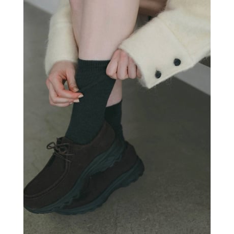 【anuke】Eco Suede Moccasin
