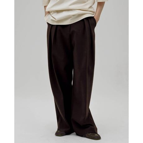 【TODAYFUL】Bonding Wide Trousers　※納期9月上旬～10月上旬