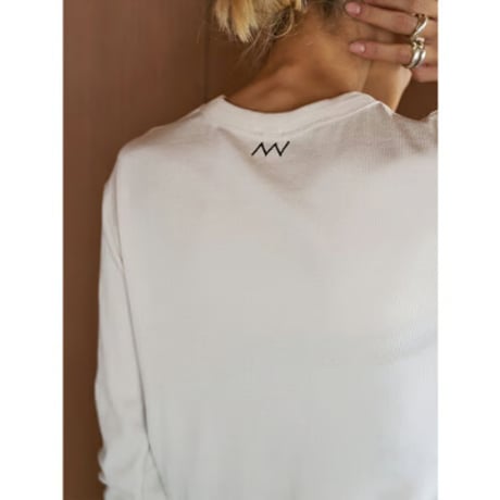 【YENN】COTTON RIB LONG TEE