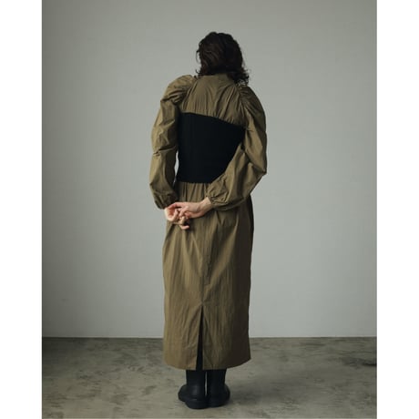 【ànuke】Highneck Typewriter Onepiece　※11月中旬~12月上旬頃 発送予定