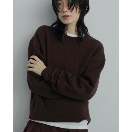 【anuke】Layered Scarf Knit※11月上～12月上