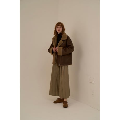 【Boutique Ordinary】Reversible Faux Shearling Jacket  ※納期9/末～10/末