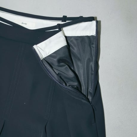 【anuke】Tuck Long Skirt　※納期1月下旬〜2月下旬