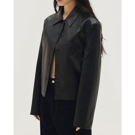 【TODAYFUL】Leather Shirts Jacket　※納期2月中旬〜3月中旬