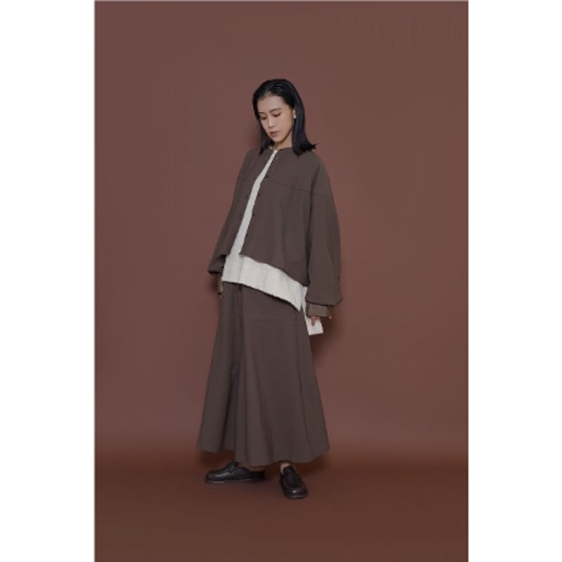 再販✨【CYAN TOKYO】ラウンドステッチサーキュラシャツ | selectshop