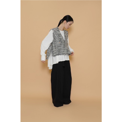 CYAN TOKYO】バックギャザーチュールTOPS | selectshop kusukusu