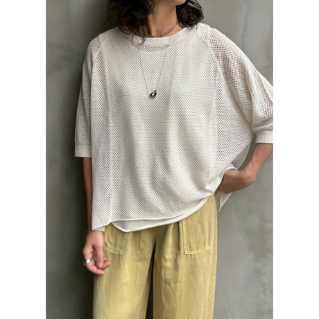 【flamingo firm】メッシュTシャツ　インナー付きアンサンブル