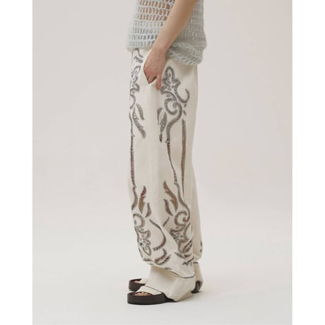【TODAYFUL】Cut Lace Twill Pants　※納期6月下旬～7月下旬