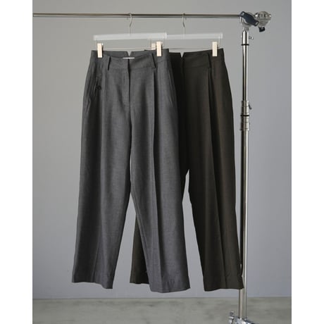 【anuke】Wool Tuck Pants※12月上～1月上