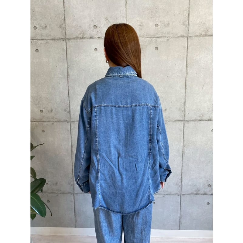 ROSIEE】ボウタイ2wayテンセルデニムシャツ | selectshop kusukusu